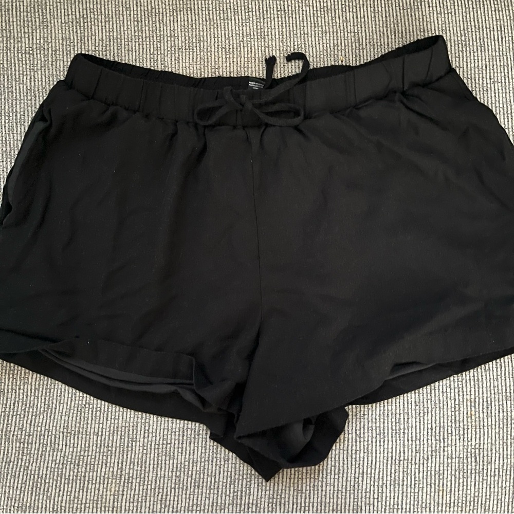 Forever 21 Plus Size Black High-Rise Pull-On Shorts